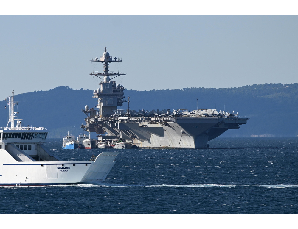 Wp, la portaerei Gerald Ford lascia il Medio Oriente