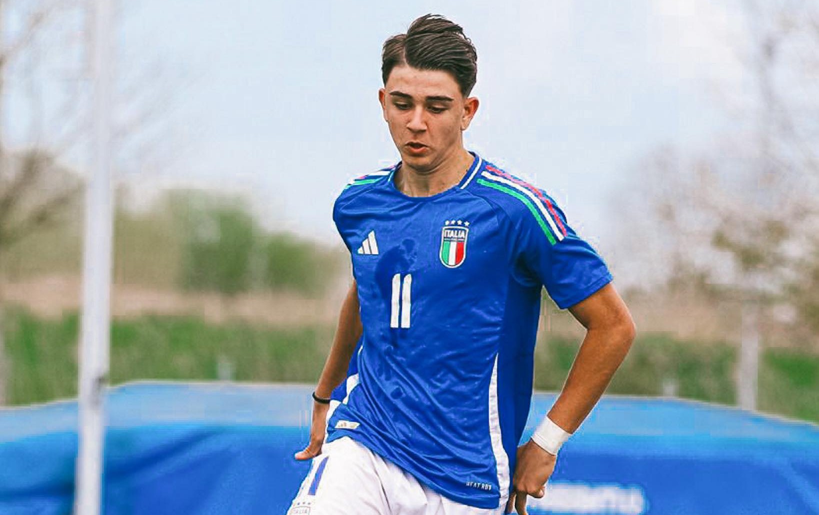 Achille Cauli, rete con la Nazionale Under 16