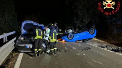 Incidente a Porlezza sulla statale Regina, tre feriti