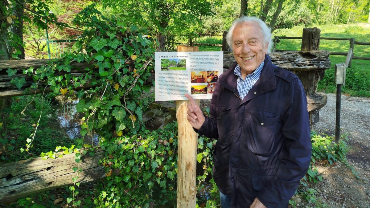 Mario Lavezzi, passeggiata e visita al Mulino di Anzano del Parco