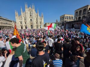 I leghisti comaschi al raduno di Milano: “In piazza contro le Eurofollie e per fermare l’immigrazione clandestina”