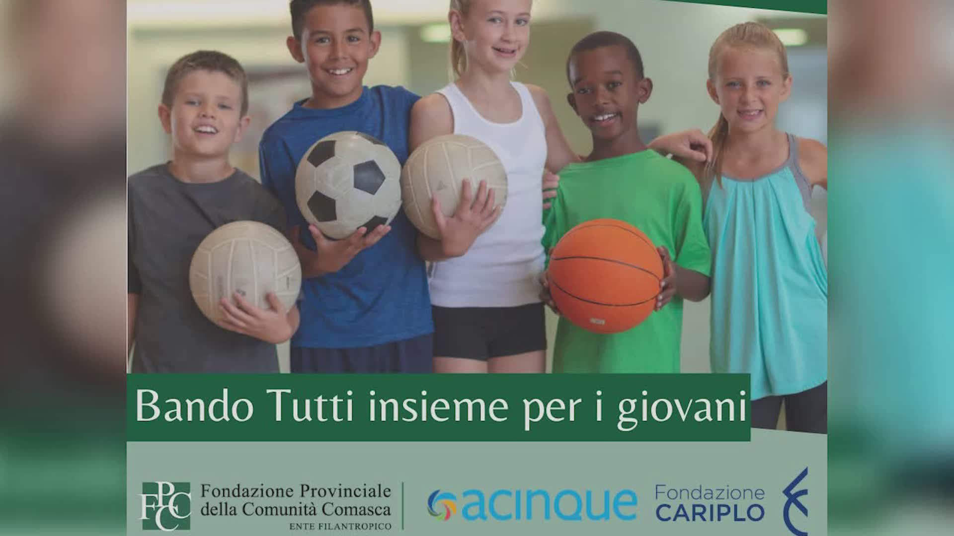 Sport e cultura contro la povertà educativa. Il bando da 428mila euro di Fondazione Comasca
