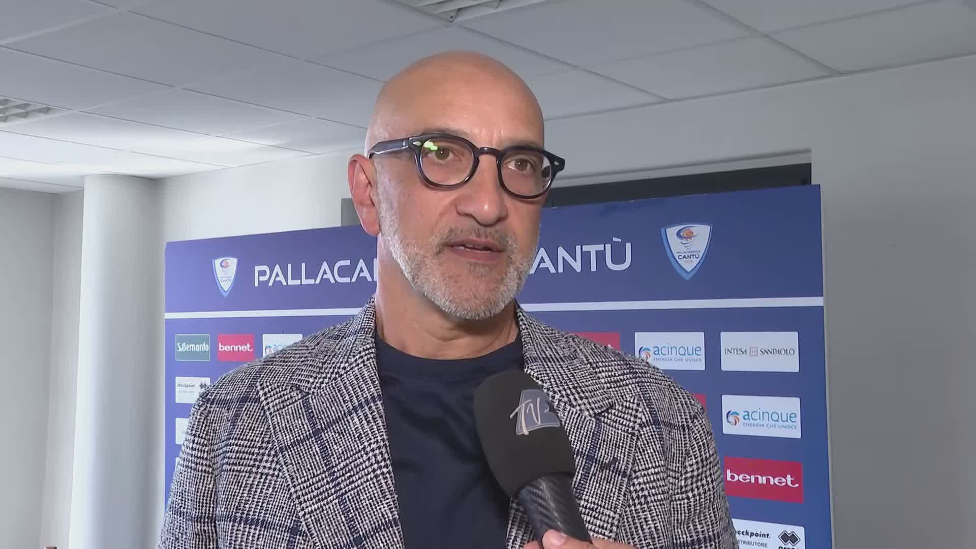 Cantù, presentato coach Vitucci. Allievi: “L’uomo giusto per il nostro progetto sportivo”