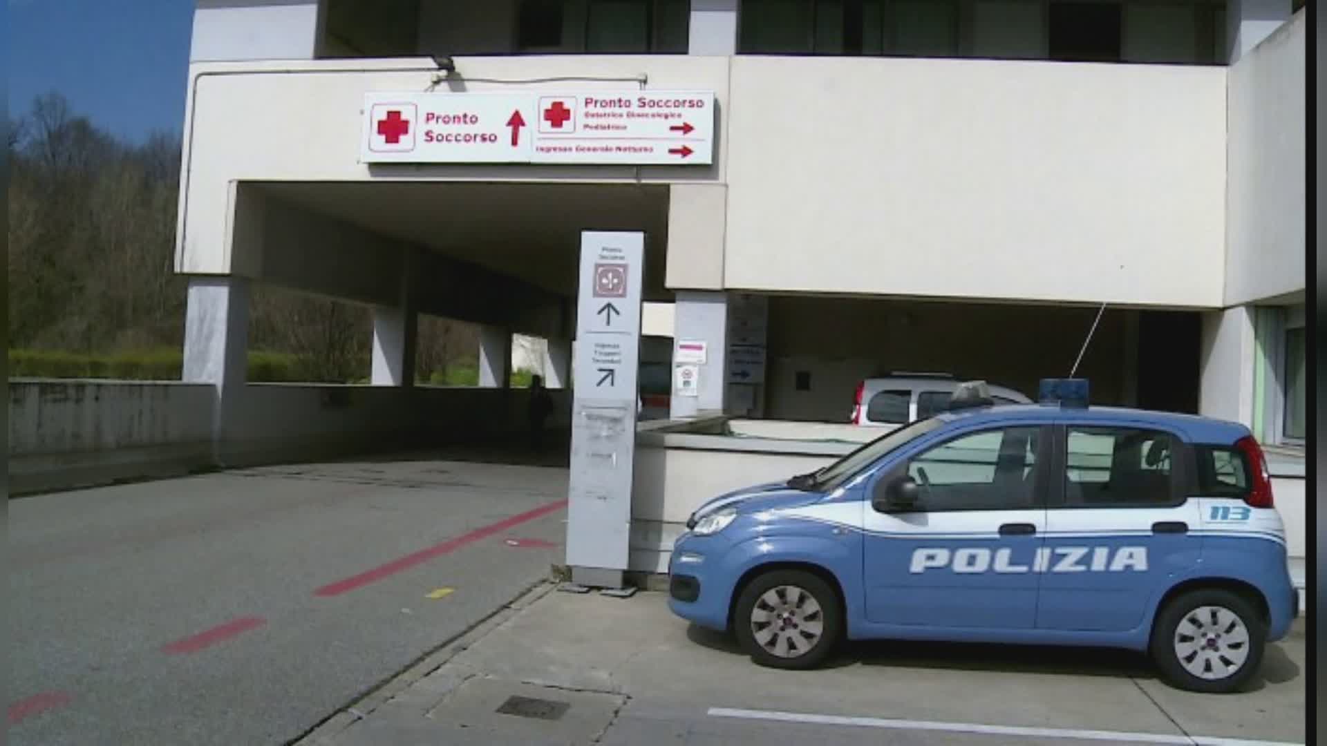 Sotto l’effetto di droga danneggia il pronto soccorso, denunciato 49enne