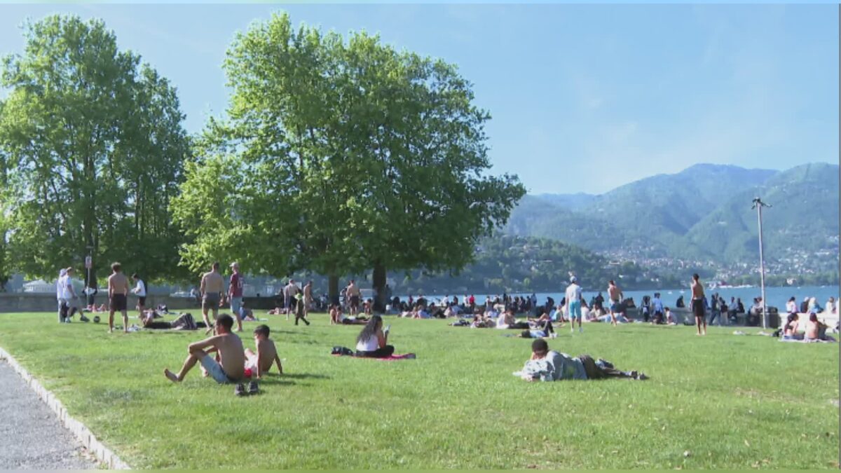 Estate in anticipo sul Lario, termometro fino a 35 gradi. “Caldo eccezionale per il perìodo”
