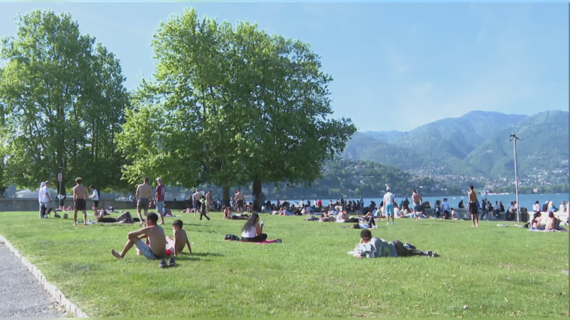 Estate in anticipo sul Lario, termometro fino a 35 gradi. “Caldo eccezionale per il periodo”