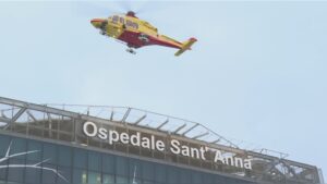 Sangue e plasma a bordo degli elicotteri di AREU: in un anno 105 vite salvate in Lombardia