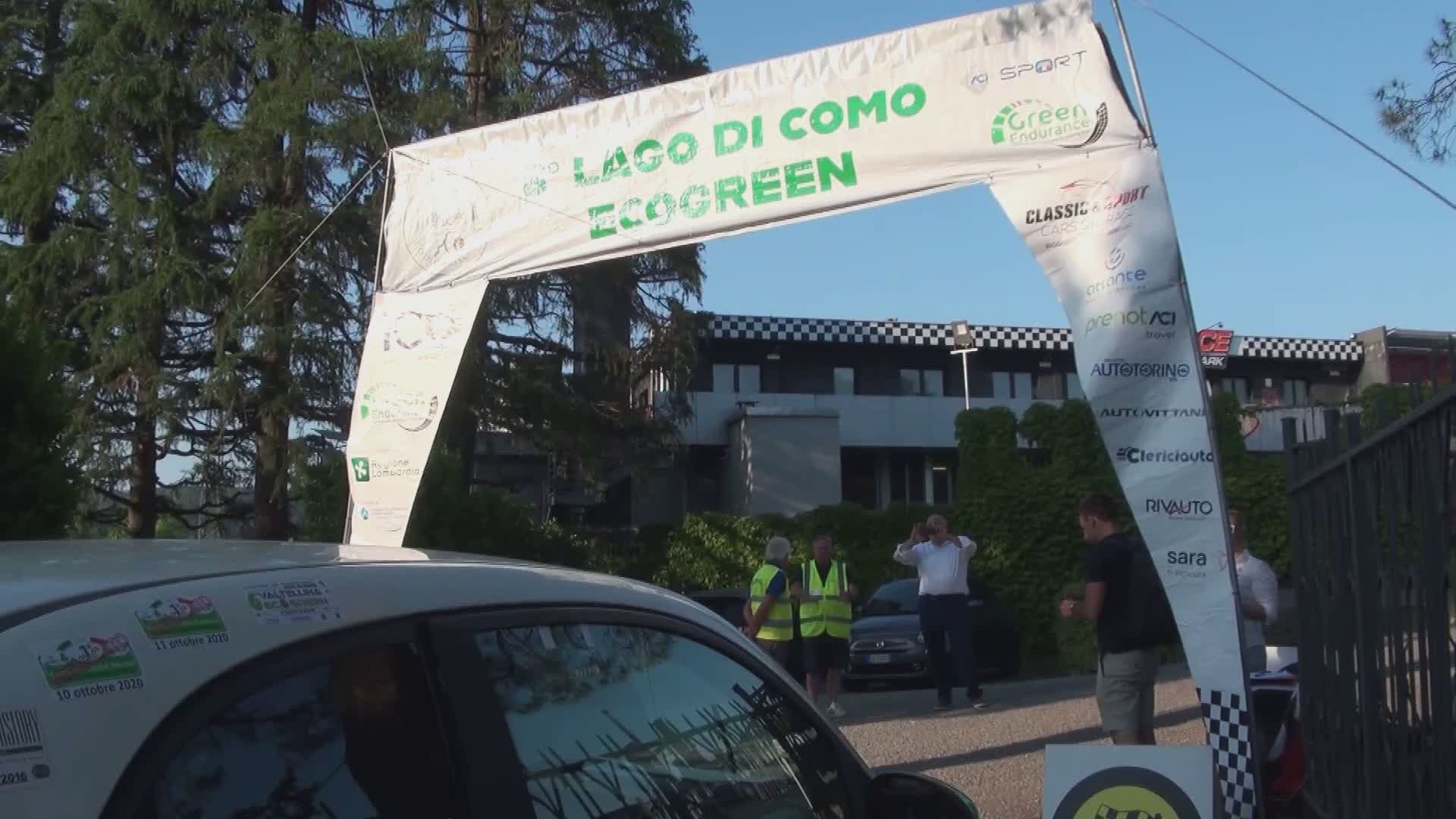 Premiazione dell’8a edizione del Lago di Como EcoGreen, la gara in cui vince chi consuma di meno