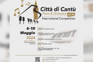 Cantù, al via la 34a edizione del concorso pianistico. Per la prima volta un palco a Bruxelles