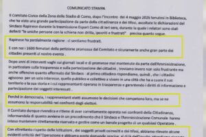 Nuovo Stadio, il sindaco al comitato: “Frustrati”. La replica: “Basta insulti, vogliamo risposte”