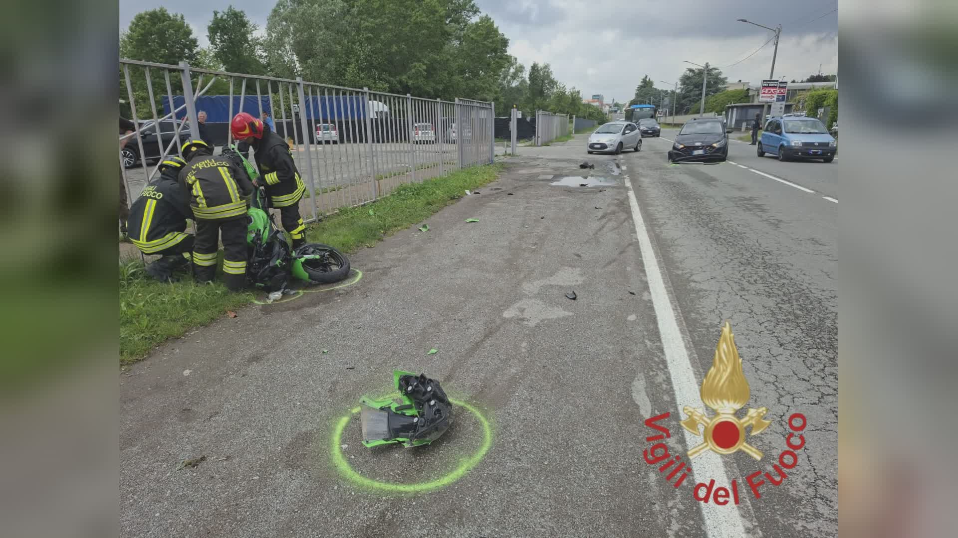 Scontro tra un’auto e una moto a Mariano, grave 29enne