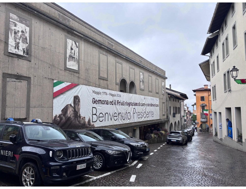 A Gemona la cerimonia per il 50/mo anniversario del sisma in Friuli