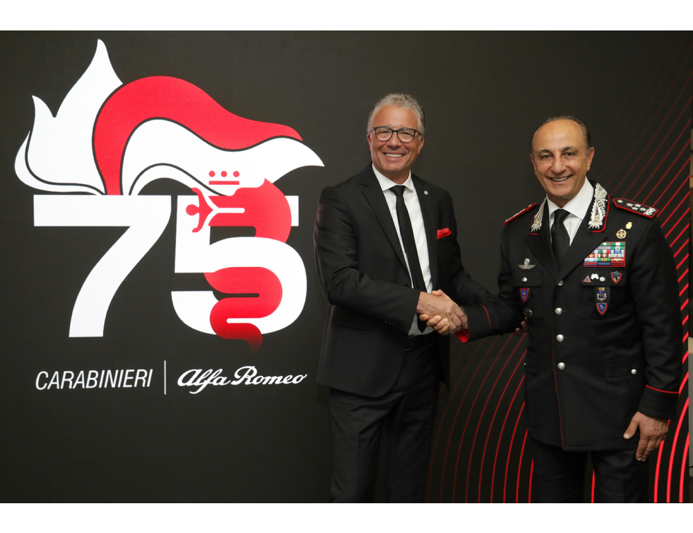 Alfa Romeo e Carabinieri, logo e libro per i 75 anni di collaborazione