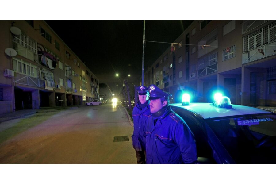 L'incidente nella notte nel Napoletano