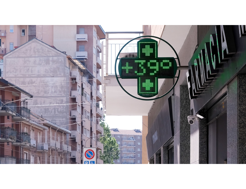 Caldo persistente in Piemonte, fino a 39 gradi oggi