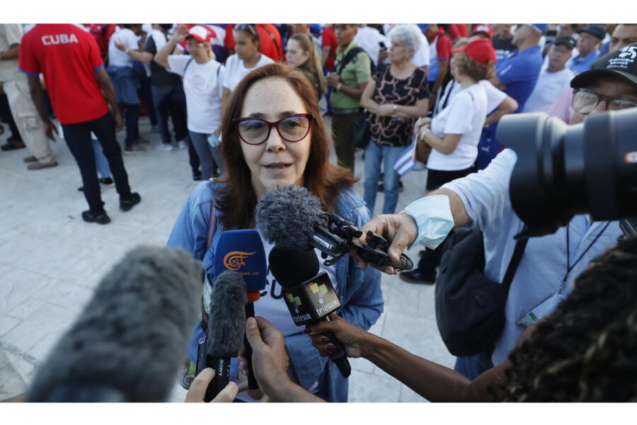 La figlia Mariela riferisce le parole del padre alla manifestazione dell'Avana