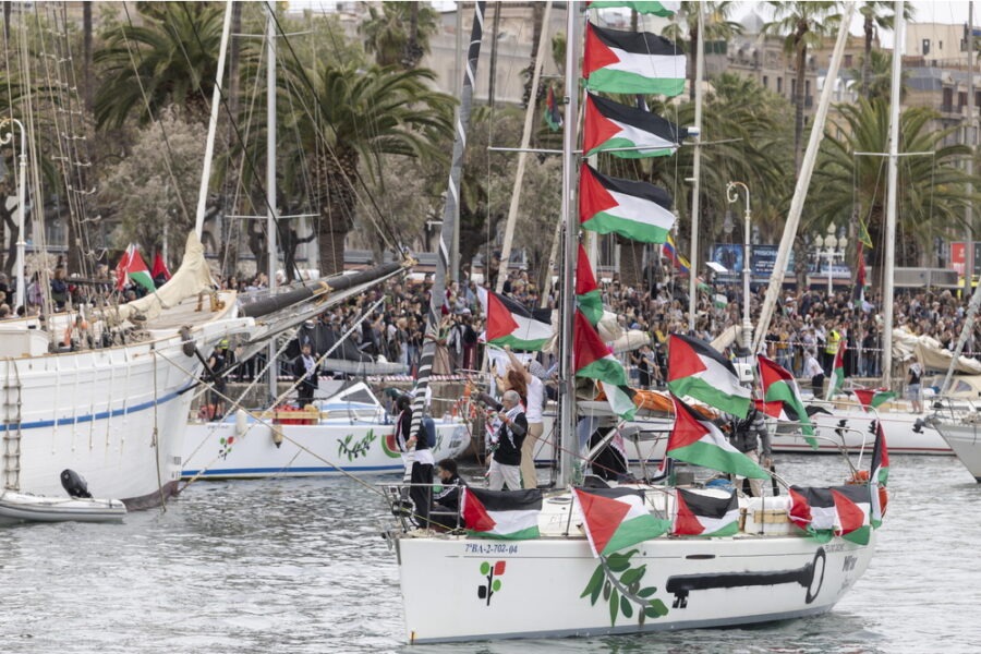 'Fermata da soldati israeliani a 250 miglia da Gaza'