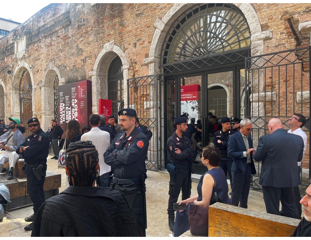 Inaugurazione superblindata del Padiglione israeliano alla Biennale
