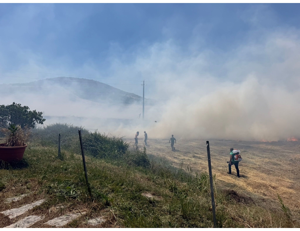 Incendi in Sardegna, fiamme minacciano case in Gallura