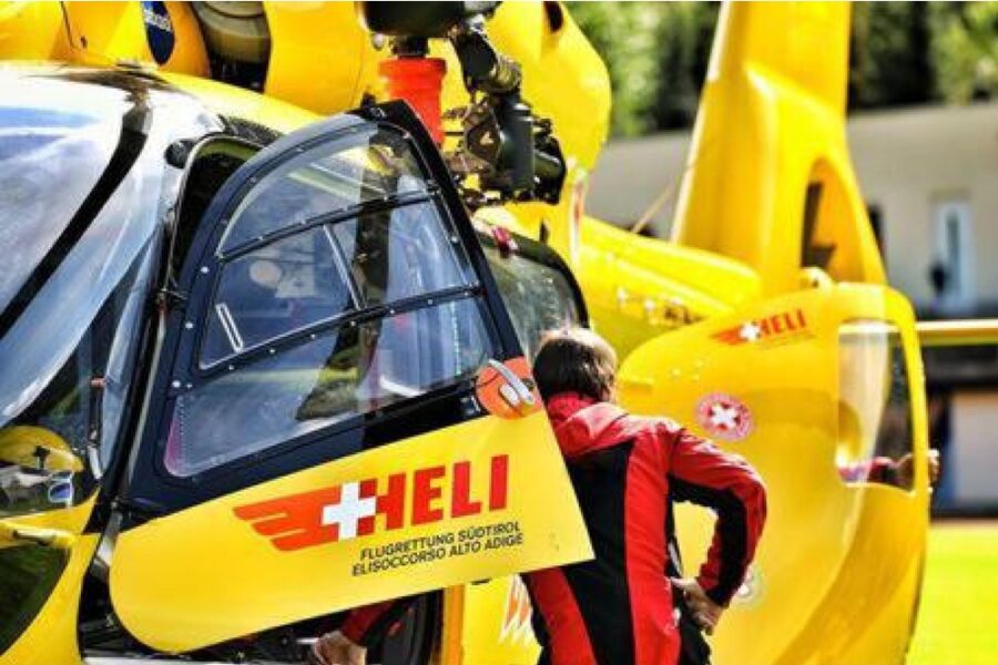 L'incidente questa mattina in val Ridanna