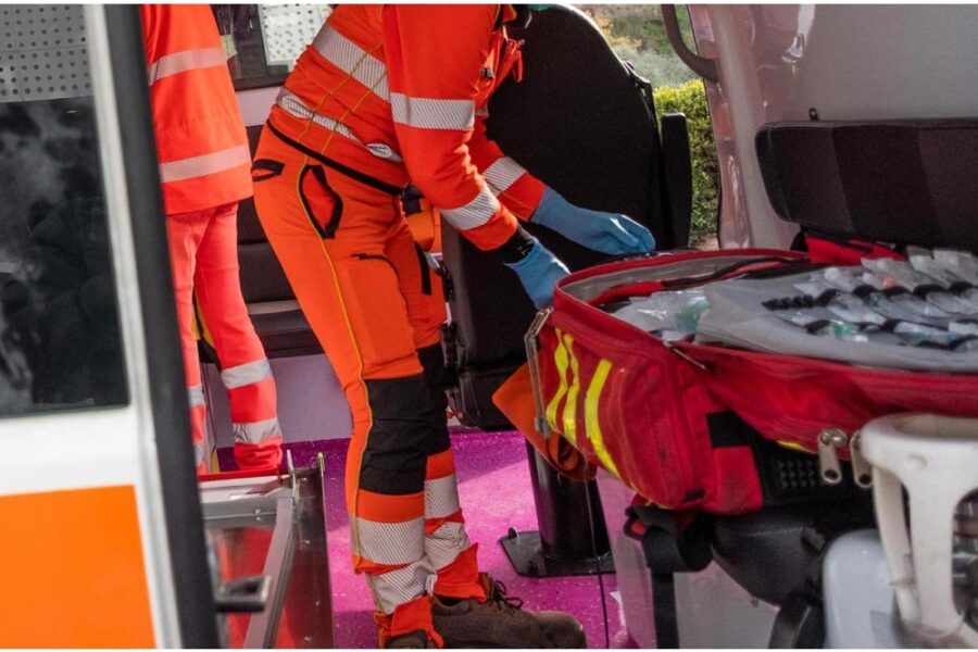L'incendio nel Torinese
