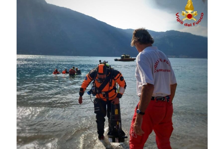 Corpo recuperato dalla Guardia costiera e dai sommozzatori dei vigili del fuoco