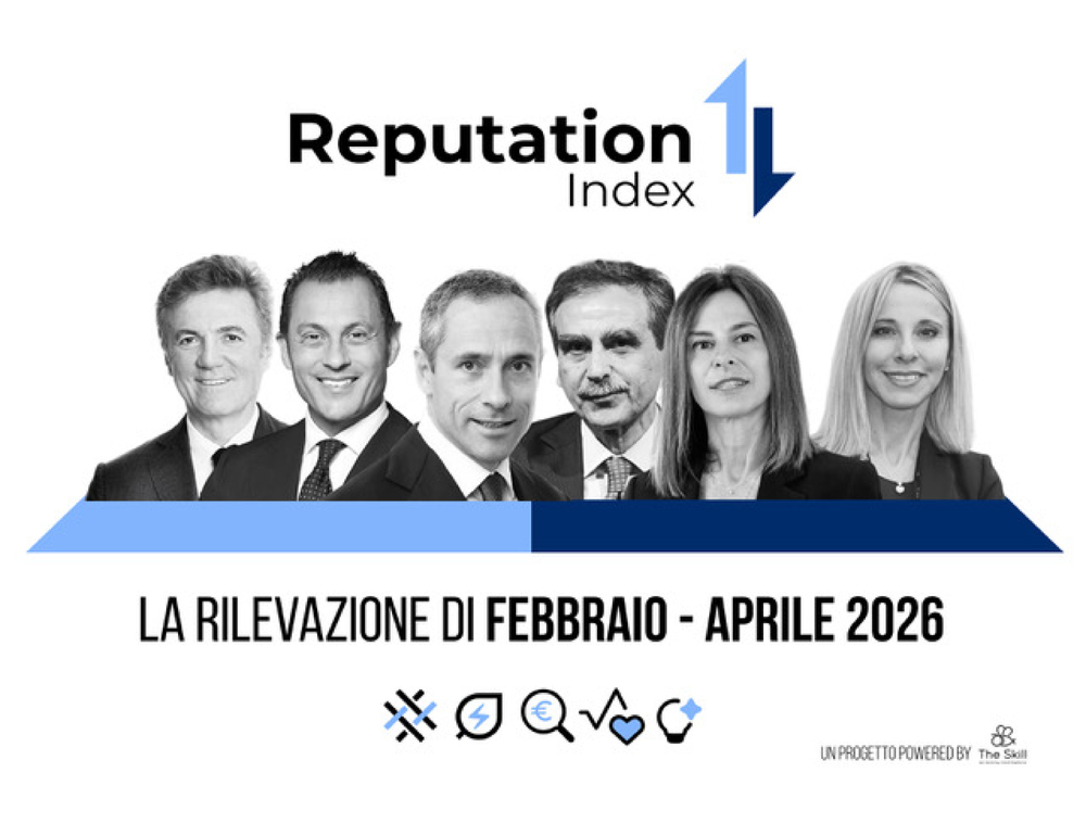 Terzo Reputation Index, Cattaneo manager del trimestre