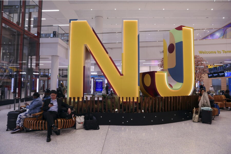 All'aeroporto di Newark Liberty