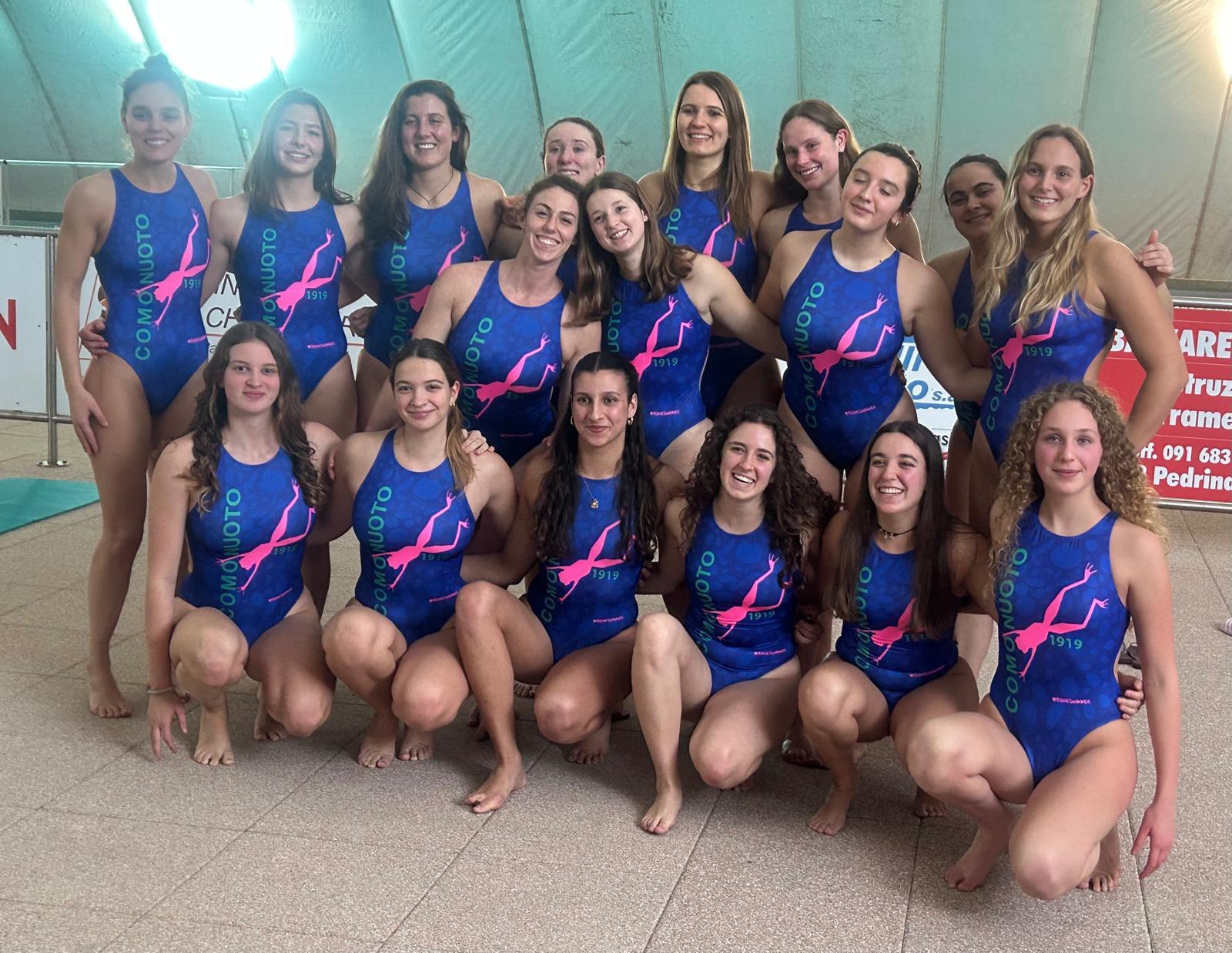 Caccia alla serie A: la Como Nuoto femminile nella finale playoff contro Ancona