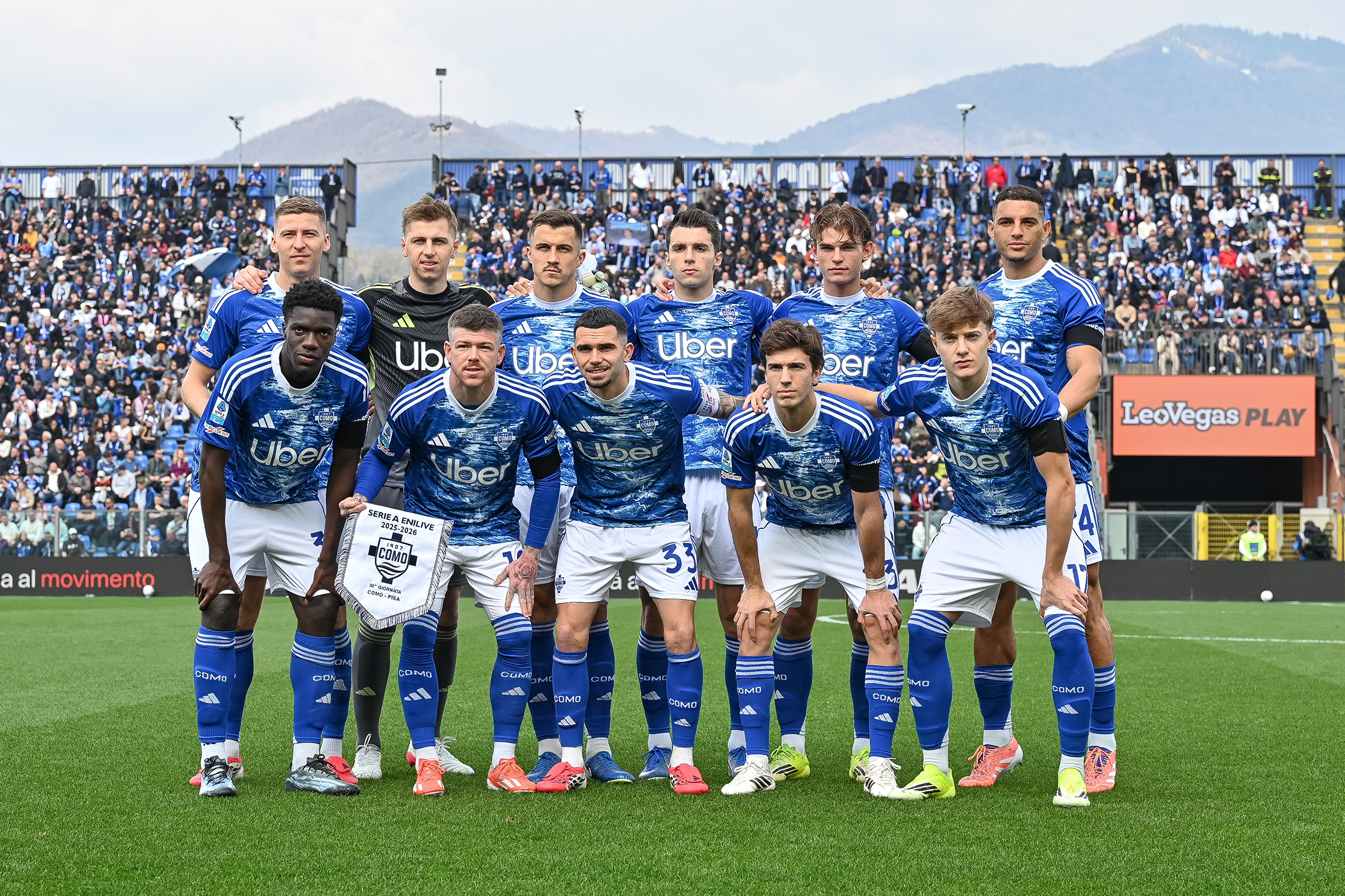 Tutto esaurito al Sinigaglia per Como-Napoli. Convocati Vojvoda e Sergi Roberto