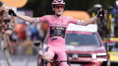 La maglia rosa Vingegaard conquista la tappa ticinese del Giro d’Italia