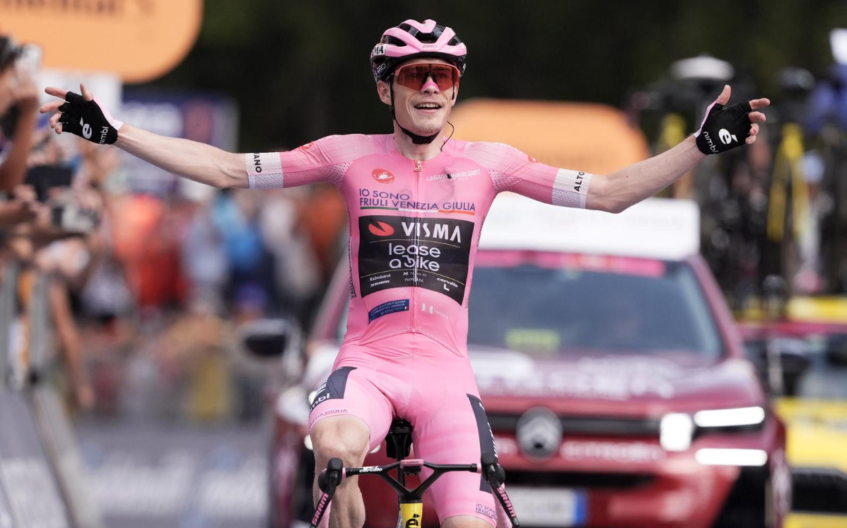 La maglia rosa Vingegaard conquista la tappa ticinese del Giro d’Italia