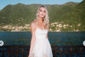 Un amore indissolubile, la bellezza di Lady Kitty Spencer  sul Lago di Como