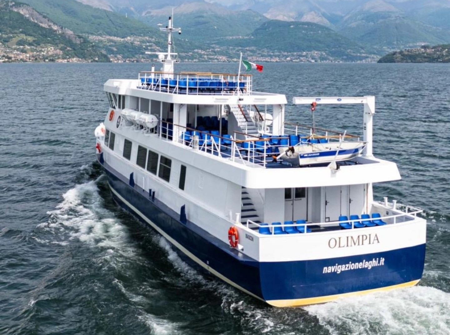 Olimpia è la nuova motonave del Lago di Como