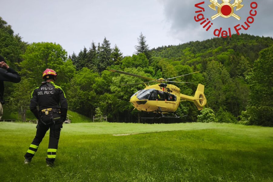 Ragazzo soccorso Canzo