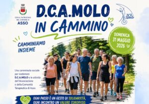 Asso cammina con D.C.Amolo, domenica 31 la passeggiata solidale