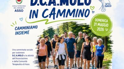 Asso cammina con D.C.Amolo, domenica 31 la passeggiata solidale
