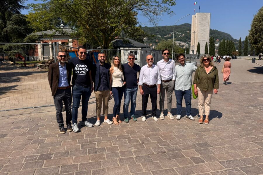 Nova Como sopralluogo Giardini a Lago