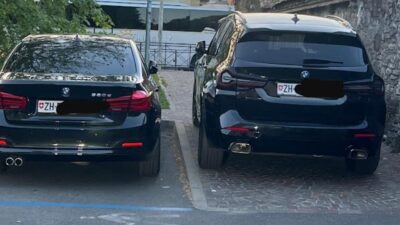 svizzeri parcheggio Santarella