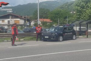 Controlli stradali Carabinieri Menaggio