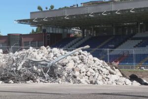 Stadio, partiti i lavori di allargamento del campo
