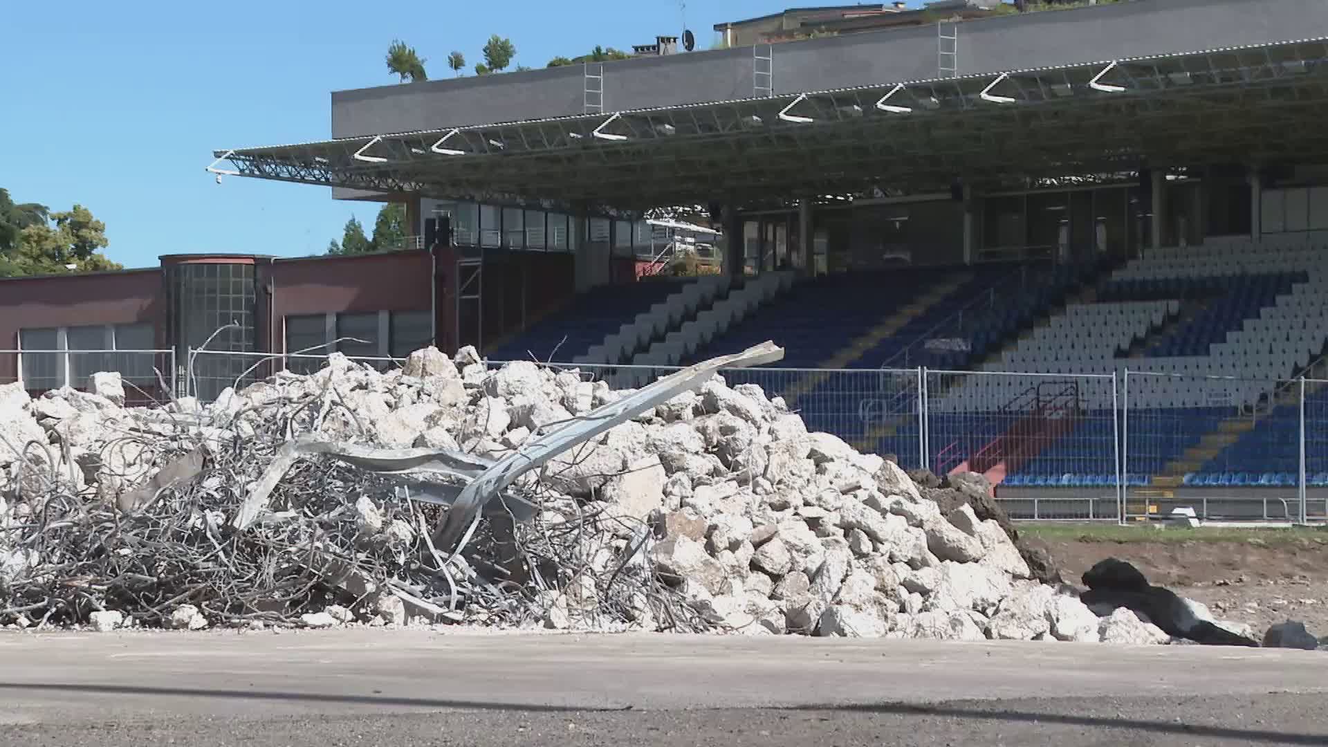 Stadio, fondamenta e  lavori di allargamento del campo: sarà un giugno intenso