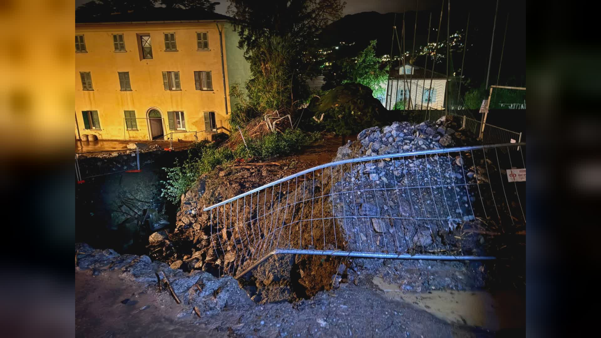 Nubifragio sul Lario con pioggia e grandine. Lariana chiusa, danni e disagi in tutto il territorio