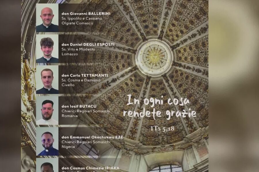 Sabato in Cattedrale a Como le ordinazioni presbiterali di sei novelli sacerdoti