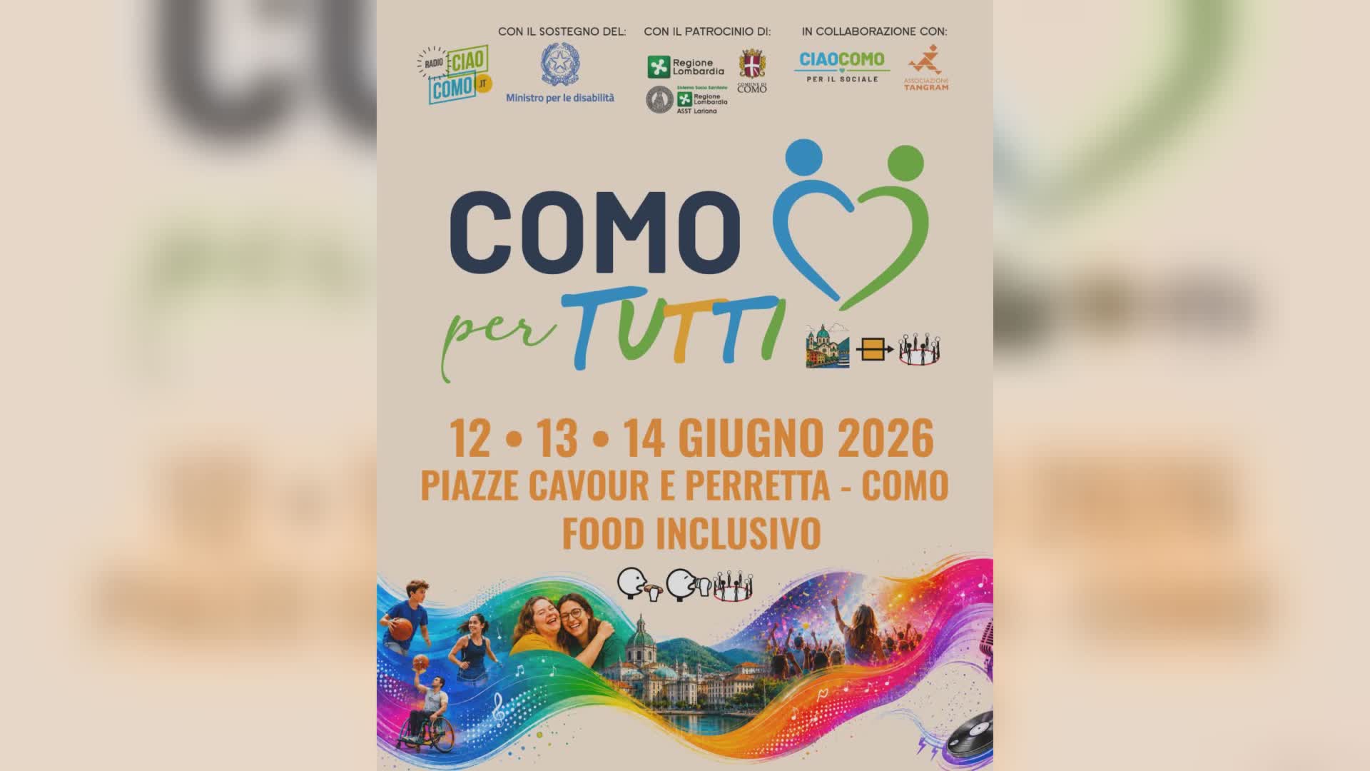 “Como per tutti”, tre giorni all’insegna dell’inclusione
