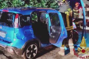 Auto nel lago a Brienno. Arrestato il conducente dell’altra vettura, guidava ubriaco
