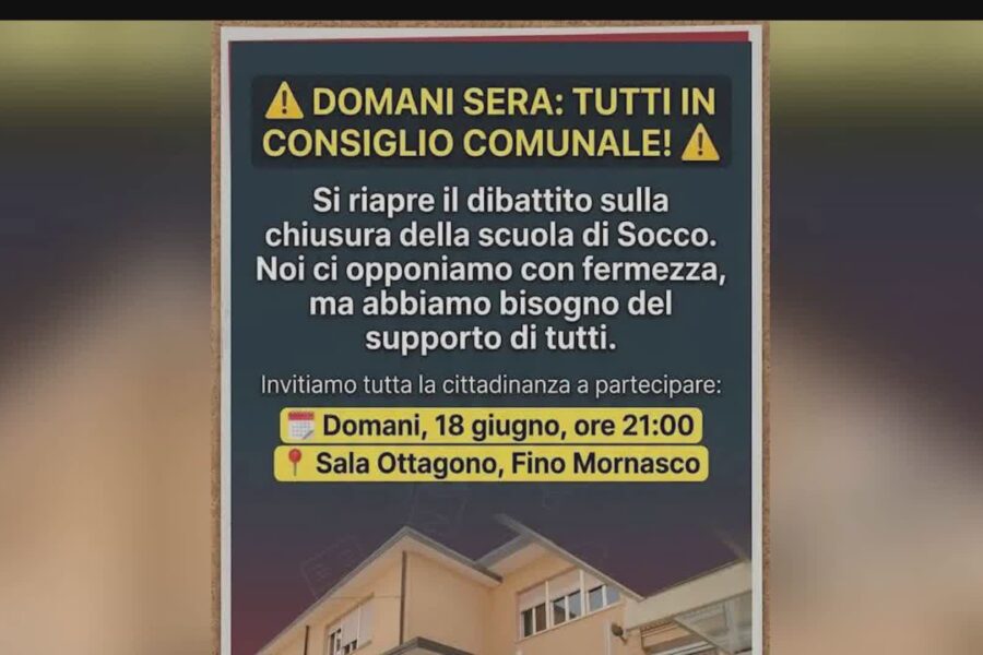 11772 Domani consiglio comunale a Fino Mornasco sul futuro dellelementare di Socco 1781715287
