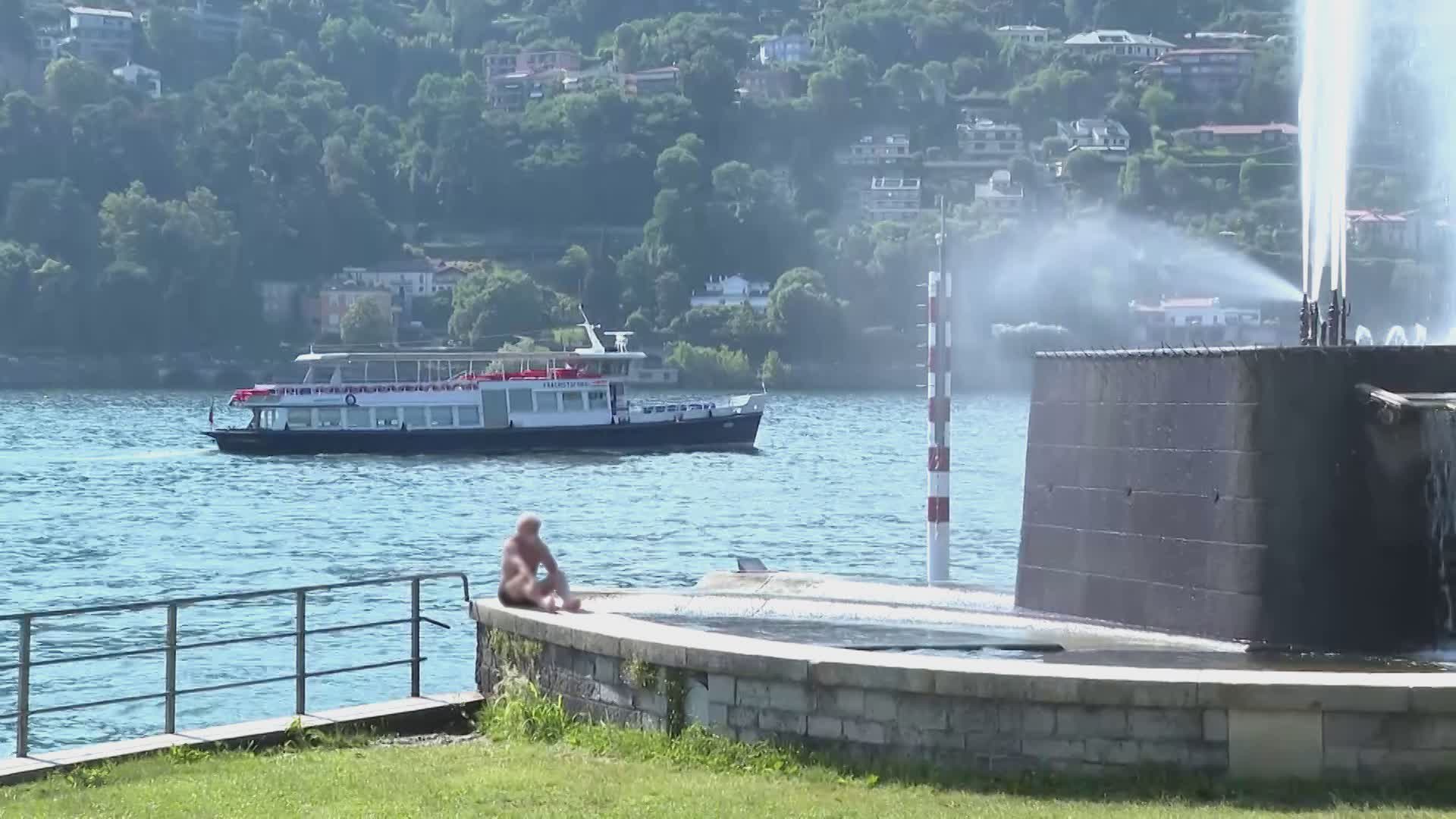 A Como un’estate a secco, tra bagni vietati nel lago e lidi a peso d’oro