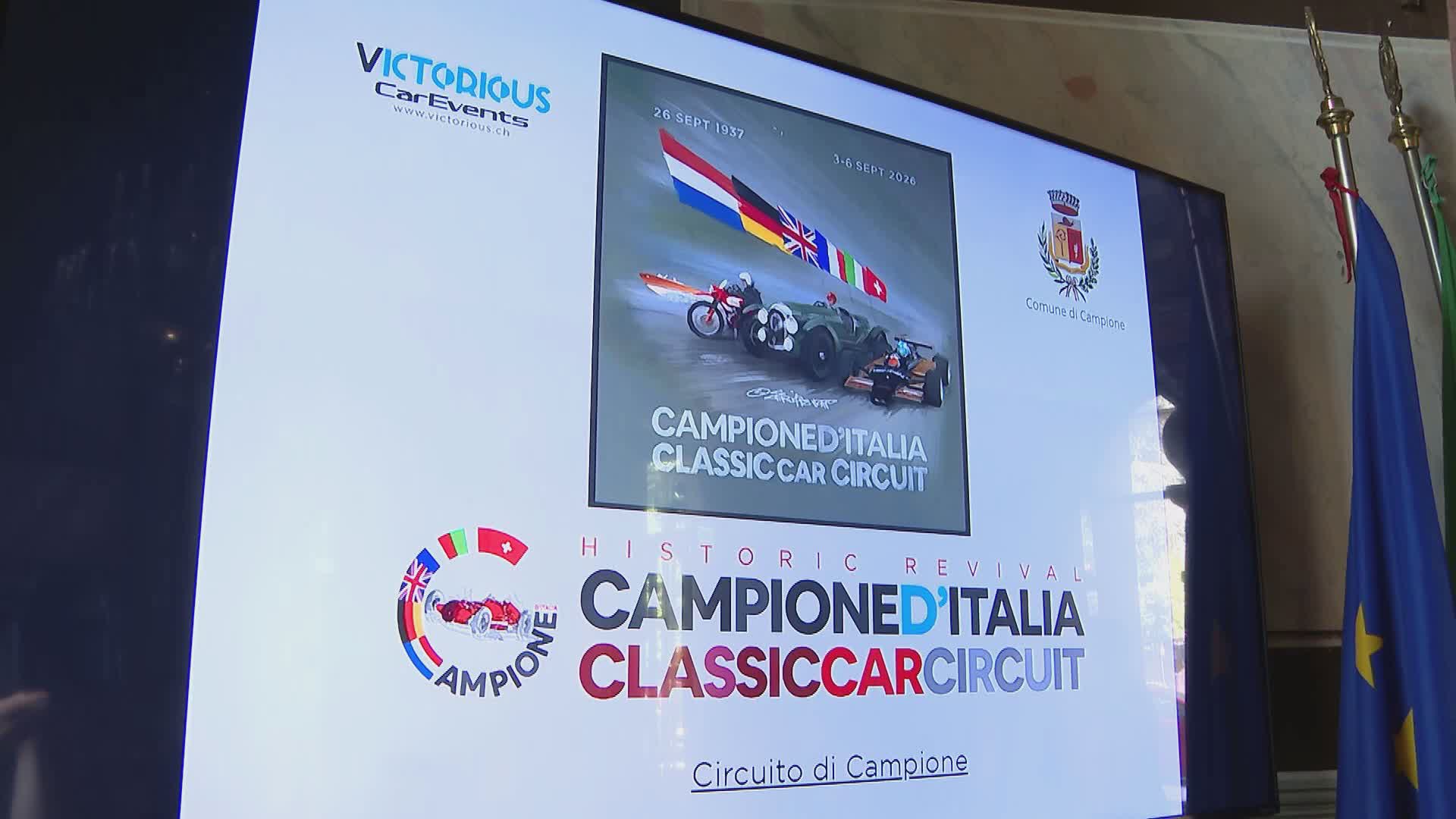 Circuito di Campione, la rievocazione: presentato l’evento in calendario dal 3 al 6 settembre