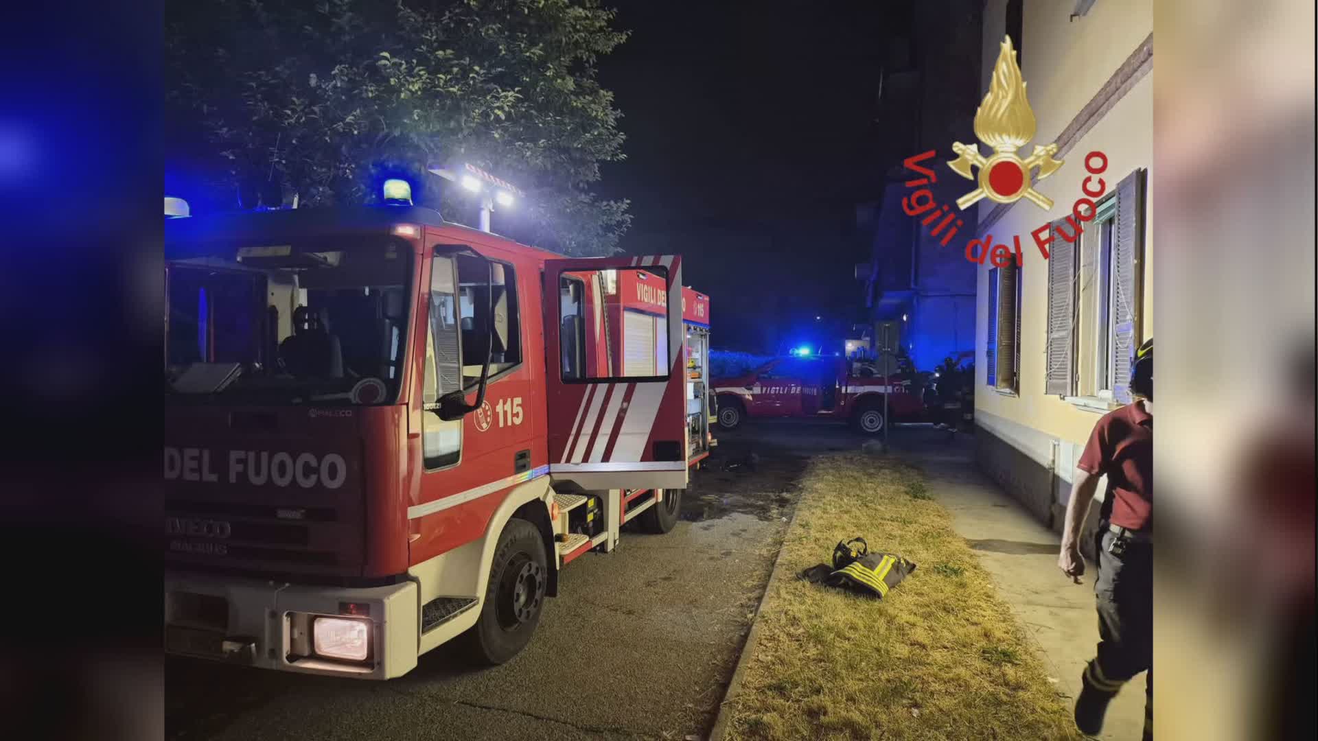 Morto nell’incendio della sua abitazione a Lomazzo, il vicino di casa fermato per omicidio